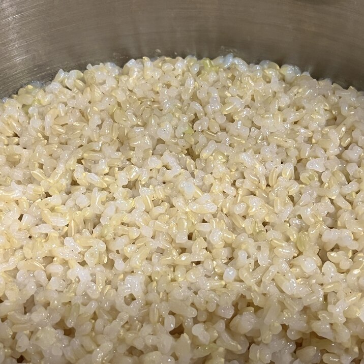 圧力鍋で玄米ご飯